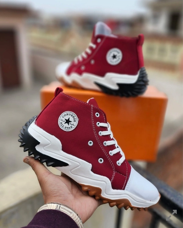 CONVERSE  Converse Run Star (Normal Quality) - Maroon, 6