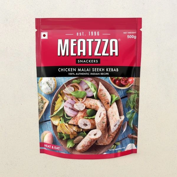 MEATZZA CHICKEN MALAI SEEKH KEBAB