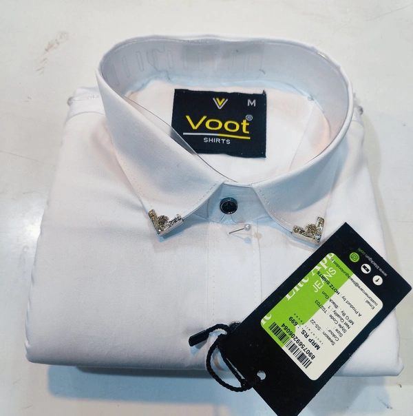 Men Saatan Palen Shirt Party Wear - M