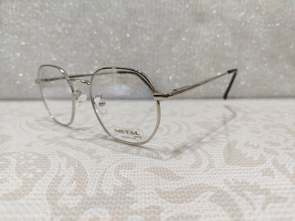 Metal Hexagon  - Silver, 49