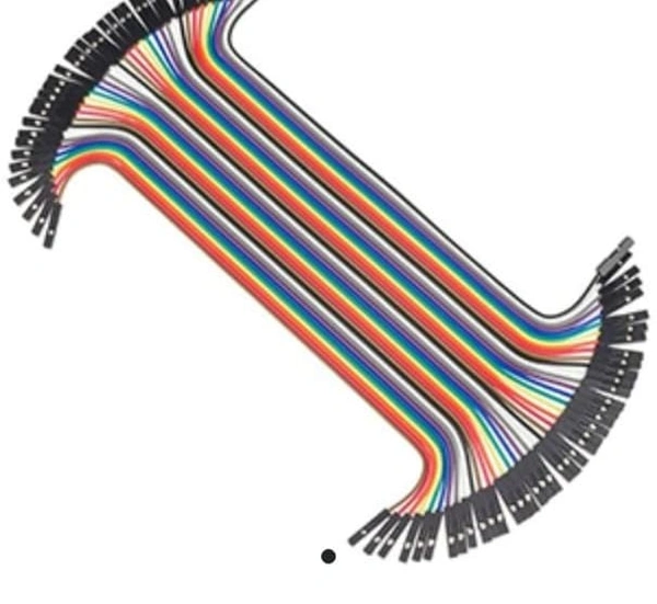 Female to Female Multicolored Jumped Wire Pack Of 10 - R400