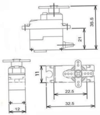 Tower Pro MG90S Servo Motor with Metal Gear Q11 C2