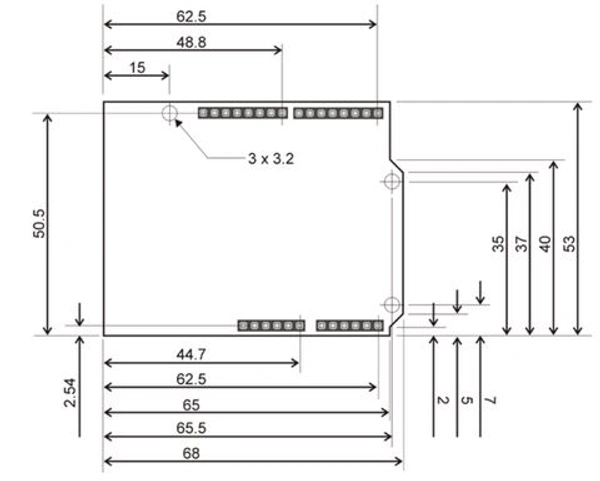 Uno R3 ATmega328P Compatible Development Board- Compatible with Arduino - DIP Version (Without Cable) Q2 C1