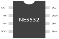 NE5532 - Low Noise Dual Op-Amp IC Q8 C2