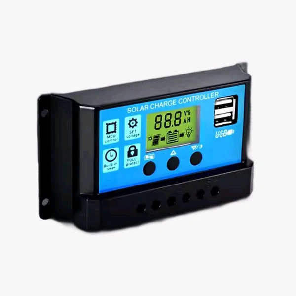30A Smart Solar Charge Controller with Timer and USB Mobile Charger Socket Q9 C4