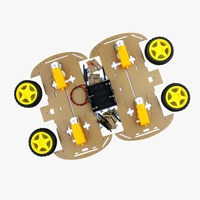 Longer Version of 4WD Double Layer Smart Car Robot Chassis - DIY Kit Q19 C1