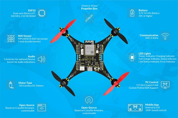 LiteWing - ESP32 DIY Drone Kit for Makers and Developers Q19 C1
