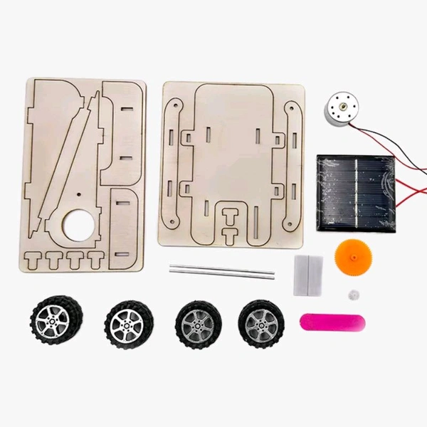 DIY Solar Toy Car STEM Kit Q19 C1