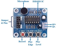 ISD1820 Sound/Voice Recorder Module with Speaker Q7 C6