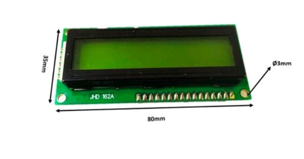 16x2 (1602) LCD Display (Blue Backlight) Q3 C1