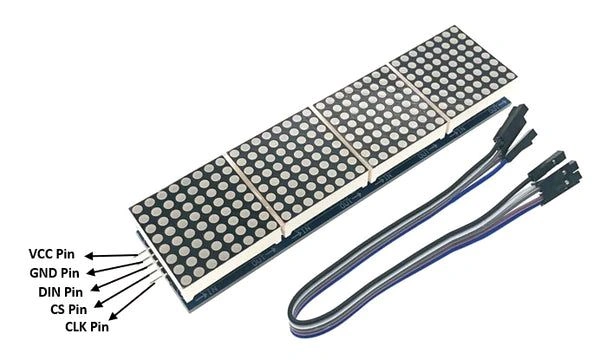 MAX7219 LED Display Module 4-in-1 Dot Matrix Q3 C3