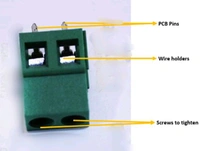 2 Pin PCB Mount Terminal Block (Screw type) - 5mm Pitch Q12 C5