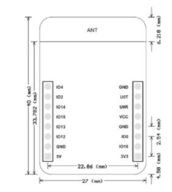 ESP32 Camera Development Board WiFi+Bluetooth Module with OV2640 Q2 C3