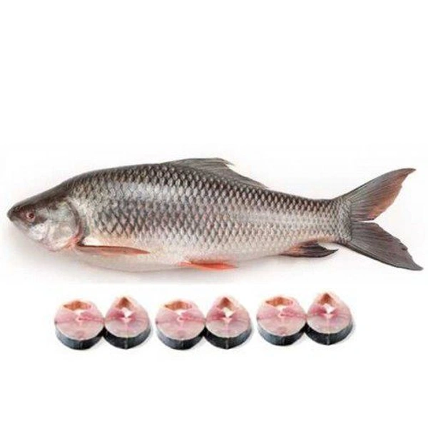 Rohu(Ruhi) Fish Cut Pic (Without Head) - 500 Grams