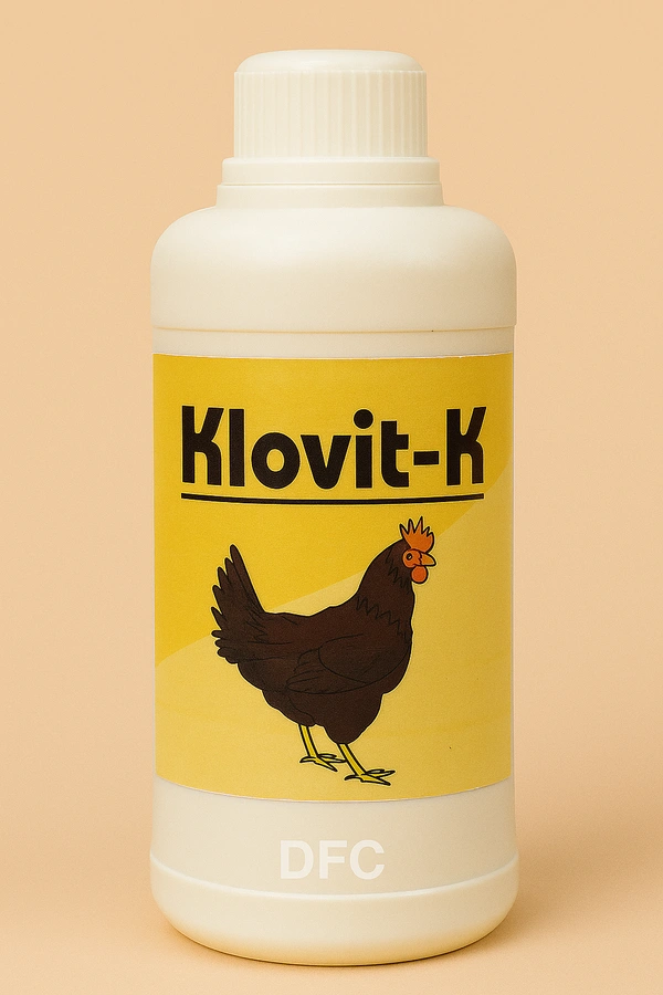 For control of CRD caused by Mycoplasma in poultry farming Klovit-K - 100 gm