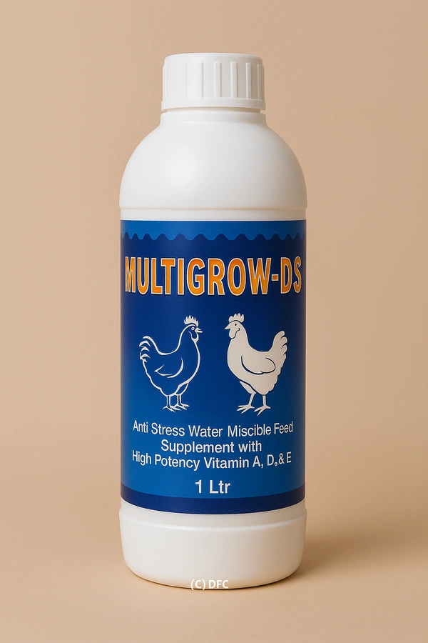 Multivitamin for Livestock And Poultry by Ably Vet Multigrow - DS - 1 Ltr