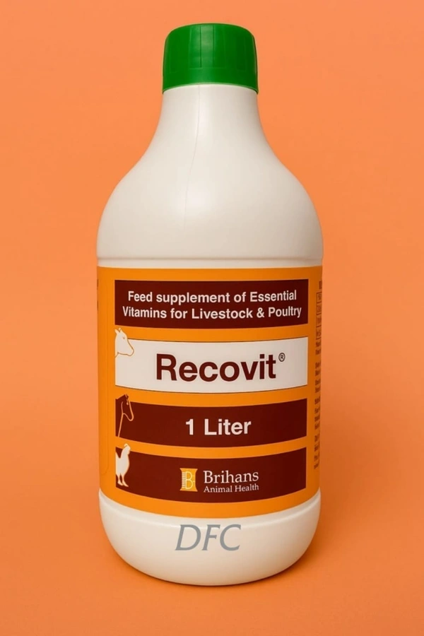 Recovit - Feed Supplement of Essential Vitamin for Livestock & Poultry By Brihans Laboratories.