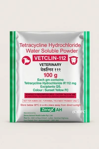 Tetracycline Hydrochloride Water Soluble Powder by ZenexAH Vetclin 112 - 100 Gm