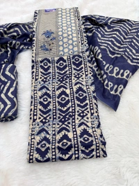 Jaipuri Hand Work Printed Cotton Dress