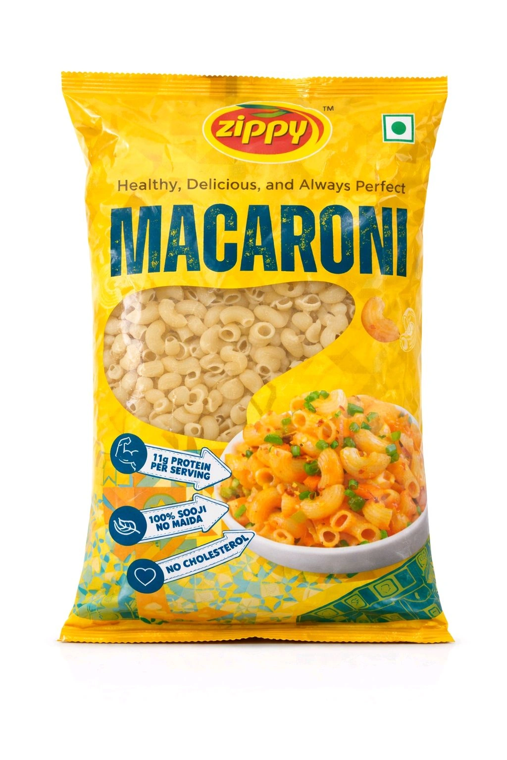 macaroni  Zippy Macaroni Pasta 800gm – Premium Durum Wheat Pasta