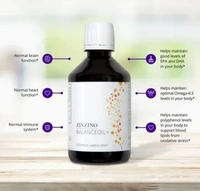 ZinZino ZINZINO ESSENTOIL + , FISH AND OLIVE OIL , ORANGE LEMON MINT (300 ml) NUTRACEUTICALS FOR ADULTS - 300ml, 36 Months