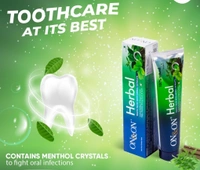 Elements On & On Herbal Toothpaste - 150gm | Helps to maintain strong gums & teeths | Herbal Tooth Paste ( Pack of 2) - 2 X 150gm, 24 Months