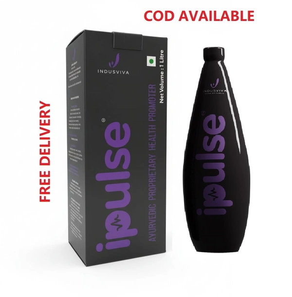 Indus viva Ipulse Juice | Indusviva i pulse Premium Balanced Fruits & Acai Berry Drink Juice - 1 Litre