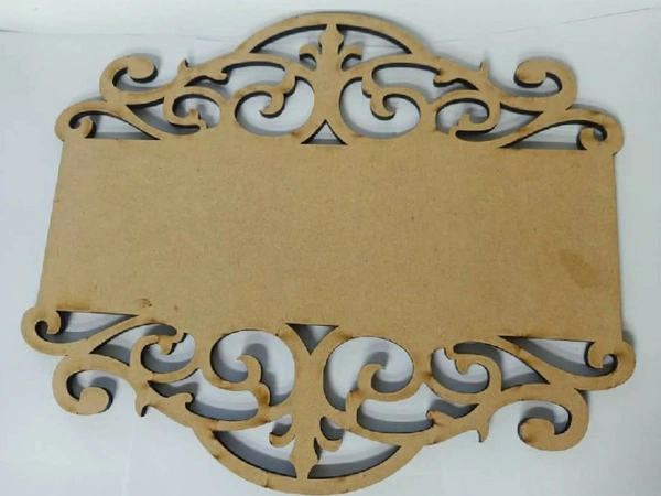 Designer Nameplate - Only Base, 12/9", 6mm