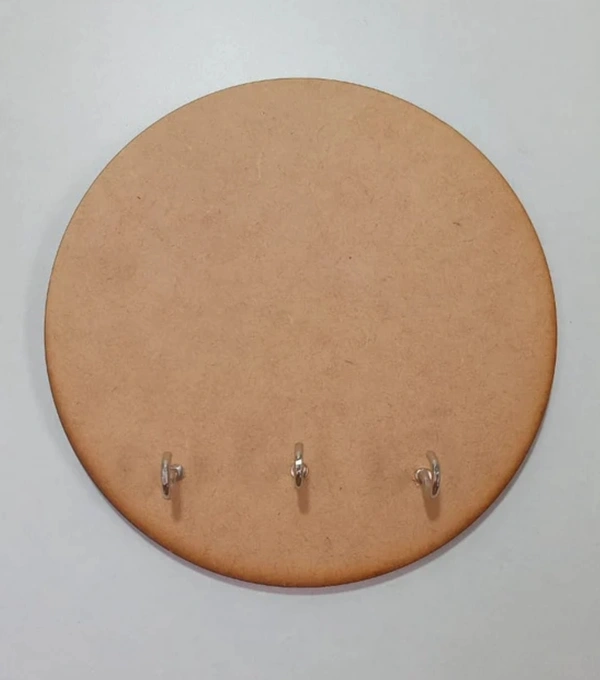 Round Plain Keyholder - 6"