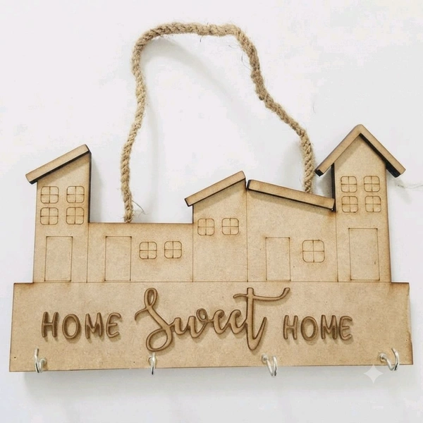 Mdf Hut Keyholder - 6mm, 12*9"