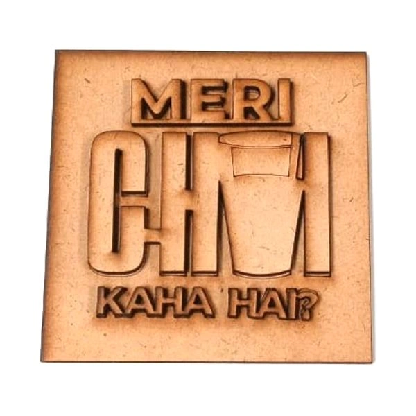 Meri Chai Kaha Hai Fridge Magnet - 3.5-4"