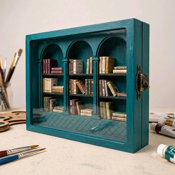 Mdf Anxiety Bookshelf - 12/8/2 Inches