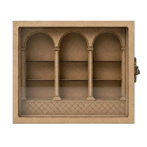 Mdf Anxiety Bookshelf - 12/8/2 Inches