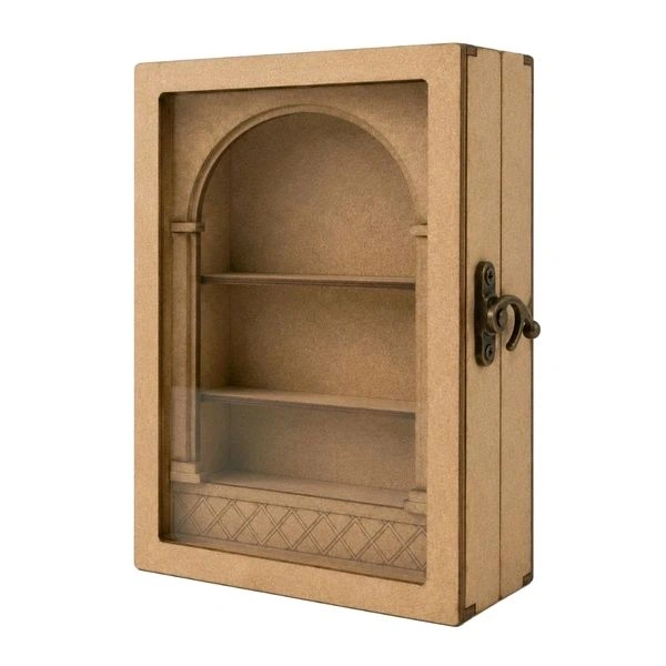 Mdf Anxiety Bookshelf-1 Arched
