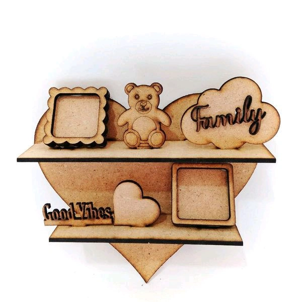 Love Miniature Shelf Fridge Magnet  - 5"/4/.5", Good Vibes, 2.5mm