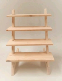 Diy Pinewood Display Stand-4 Step - 12/4"