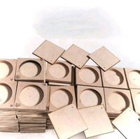 Silver Coin / Kumkum -Sliding Box - 2.5", 22mm, 1pc