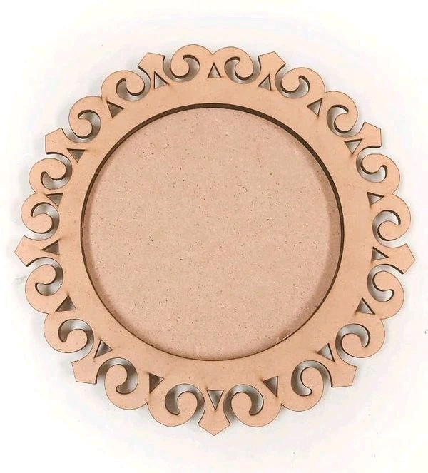 Laser Cut Pooja Thali -11 - 12"