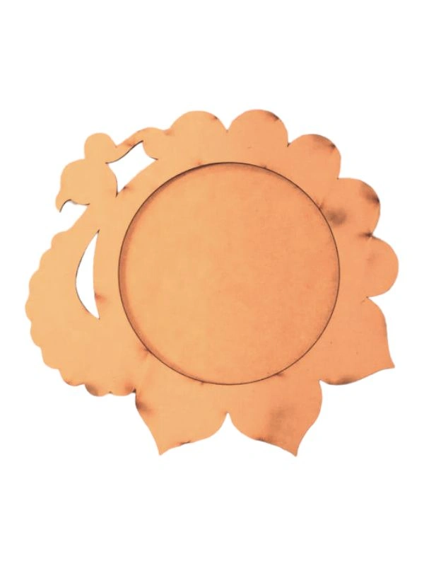 Peacock Pooja Thali-17 - 12"