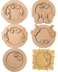 Pooja Thali With Roli- Kumkum Box -25 - 10"