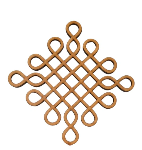 Kolam Cut Out -9 - 4", 2.5mm, Mdf