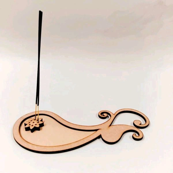 Paisley Incense Stick Holder-4 - 11.5/4.5"