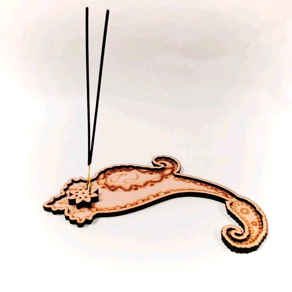 Premarked Paisley Incense Stick Holder-4 - 11.5/4"