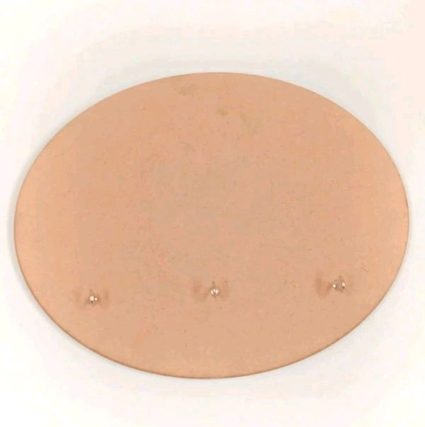 Oval Plain keyholder - 6/5"