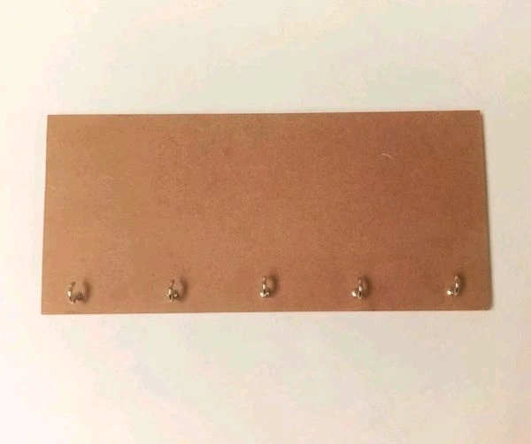 Rectangle Plain Keyholder - 13/8", 8mm