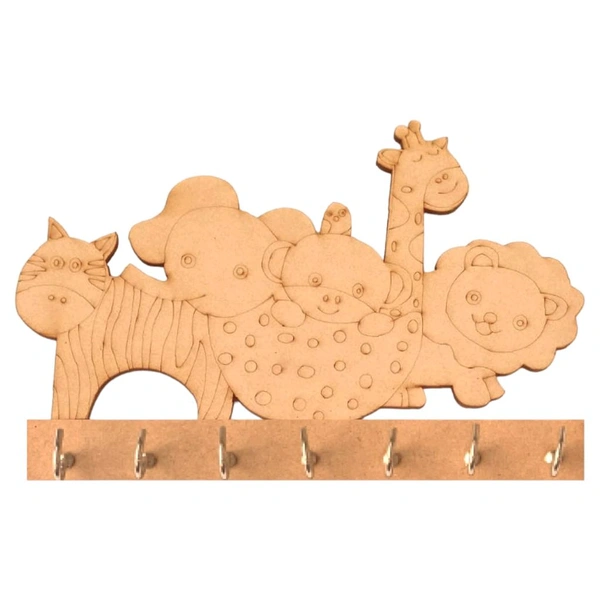 Premarked Jungle Theme Keyholder - 13-14"