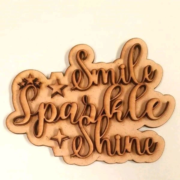 Smile Sparkle Shine Fridge Magnet
