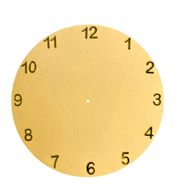 English Numbers Cutting - 1.5", Gold Acrylic