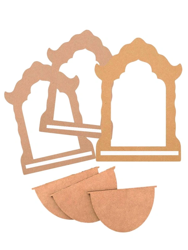 Jharokha Diya Stand -3pcs , Design-2