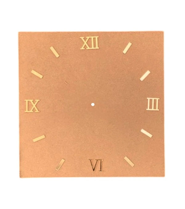 Square Mdf Clock + Acrylic Numbers - 12"
